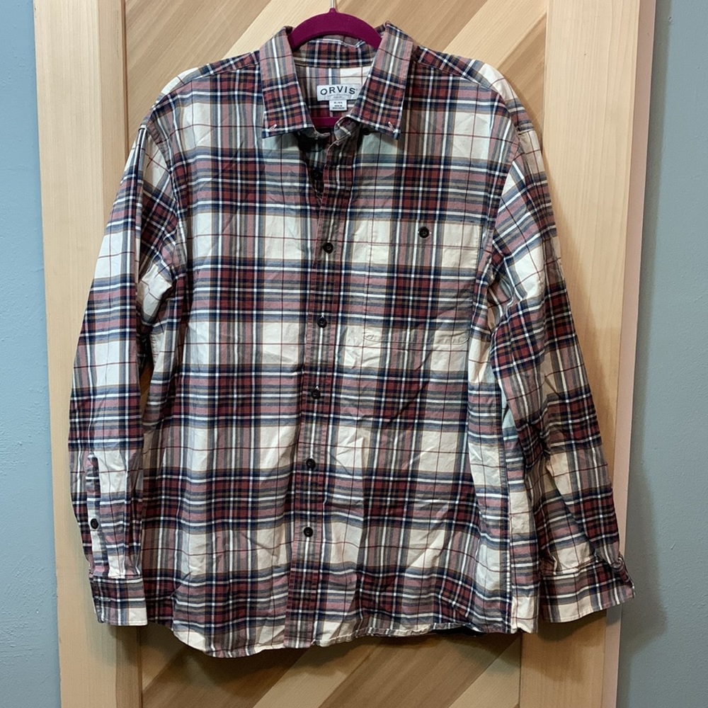 XL Men’s Orvis Plaid Button-down